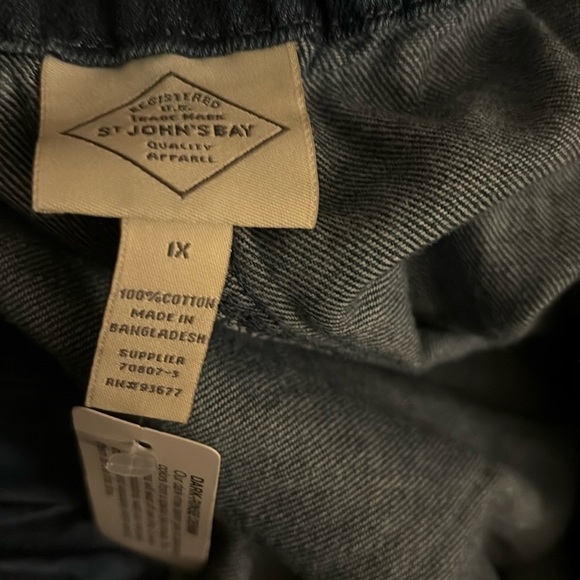 St. John's Bay Womens High Rise Midi Denim Skirt - Picture 6 of 7